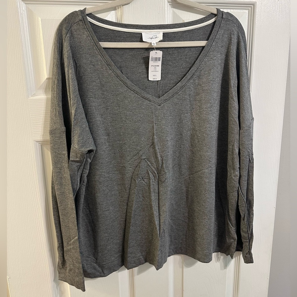 Soma Gray Relaxed Top - Size Large